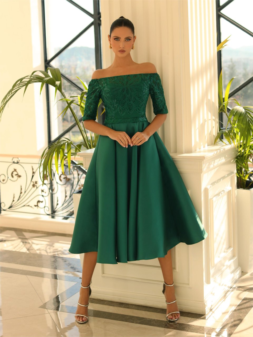 Nicoletta NC1072 Gown – Emerald (Size 6) CVSN