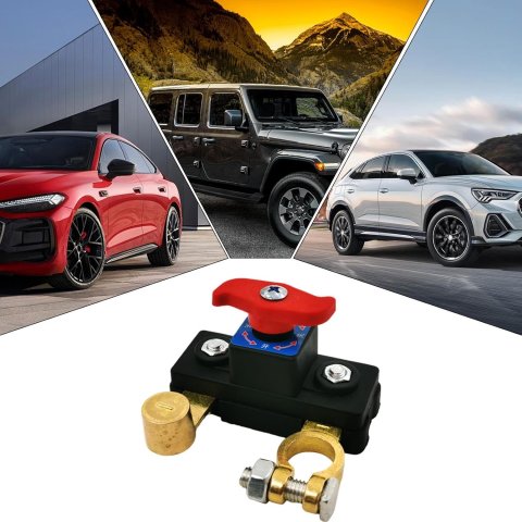 Heavy-Duty Car Battery Cut Off Switch 12V/24V – Master Power Control for All Vehicles 7