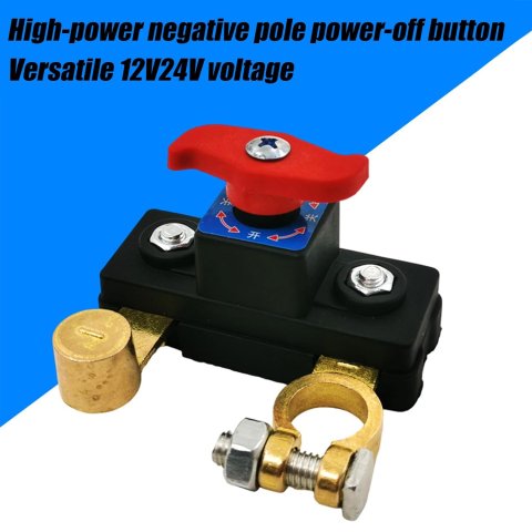 Heavy-Duty Car Battery Cut Off Switch 12V/24V – Master Power Control for All Vehicles 5